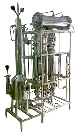Multi column water distillation plant