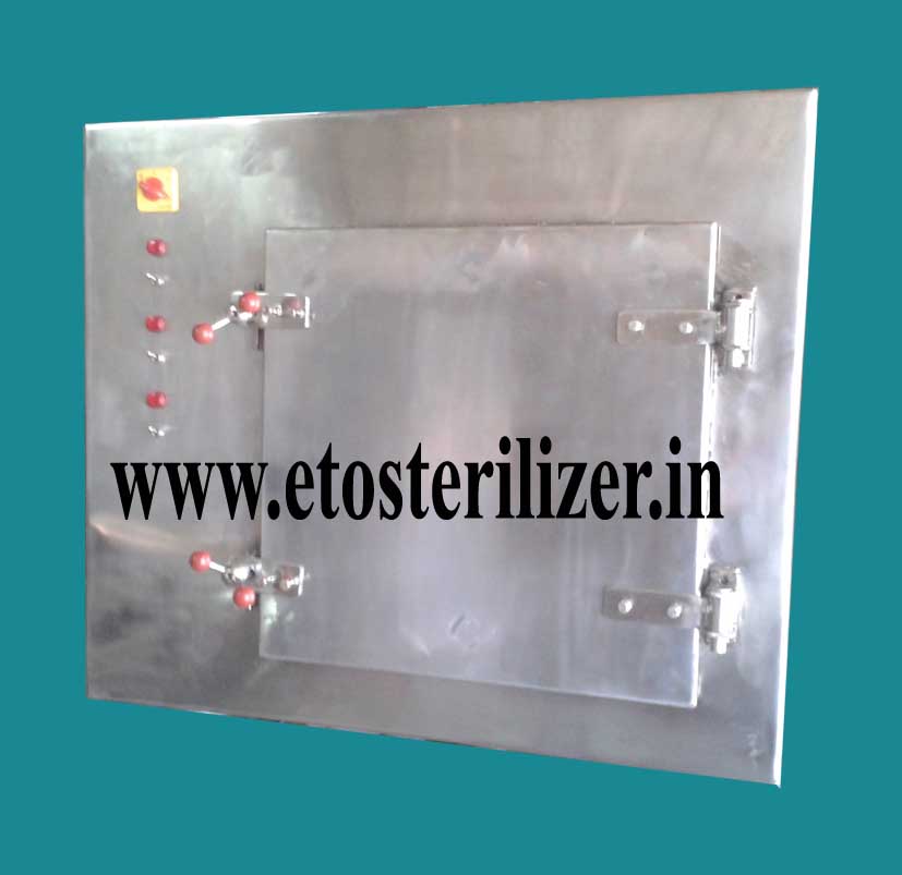 ethylene oxide gas sterilizer, e.t.o sterilizer, eto sterilizer, eto sterilizer for catheter, syringes, eto sterilizer delhi, UP, Hyderabad, Tamilnadu, eto sterilizer for surgical latex gloves