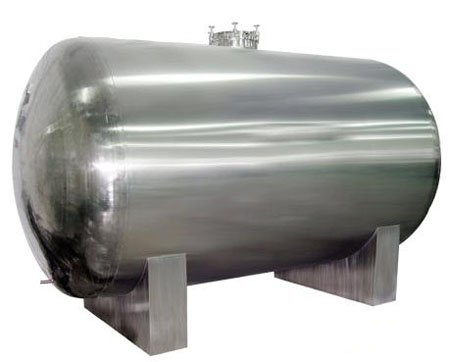 stainless steel reaction vessel tank with mixer